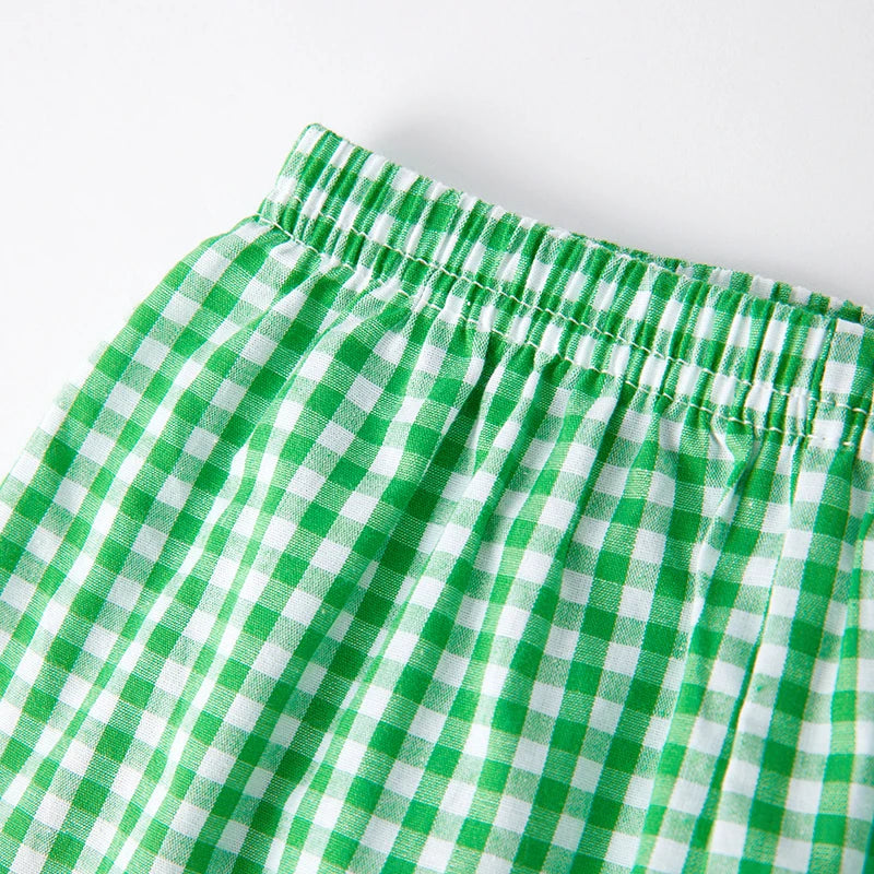 St. Patrick's Day Boys Shorts Set Top Smocked