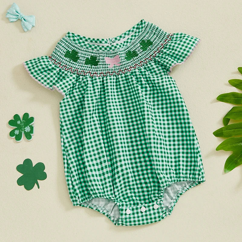 Shamrock Bubble Romper