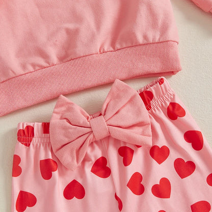 Hello Valentine Sweatshirt & Bell bottoms