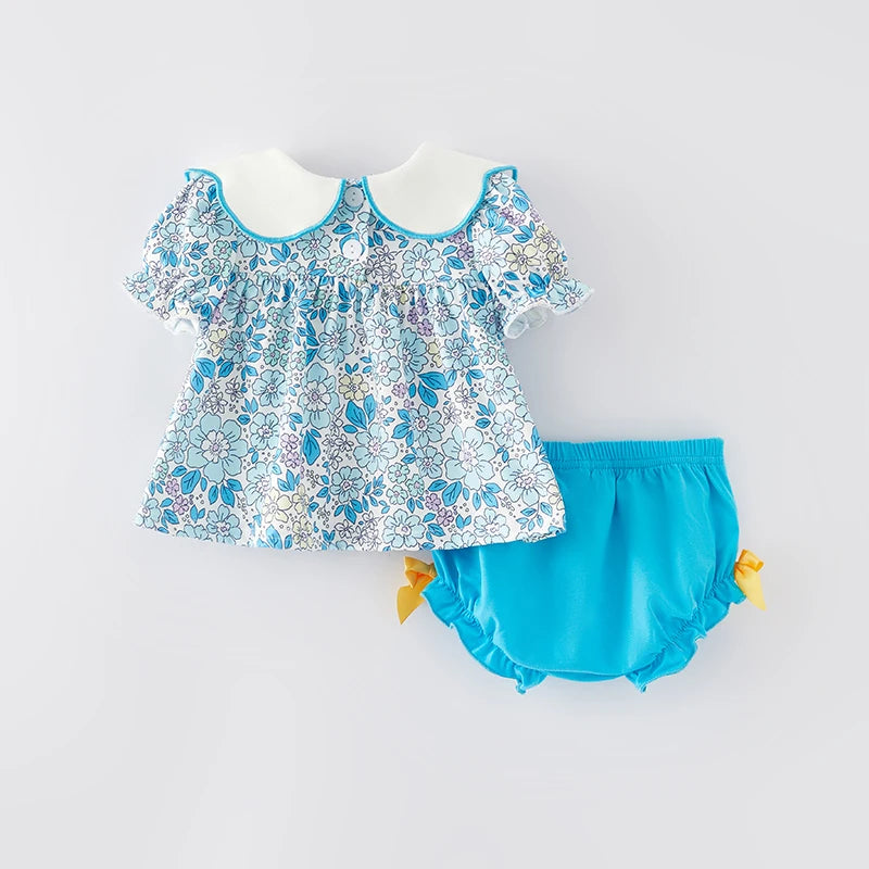Easter Bunny Embroidery Bloomer Set