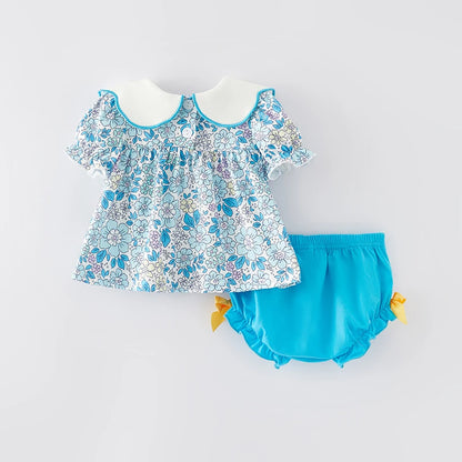 Easter Bunny Embroidery Bloomer Set