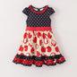 Back to School Black Dots Apple Dress