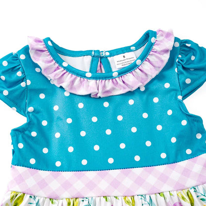 Polka Dots Floral Dress