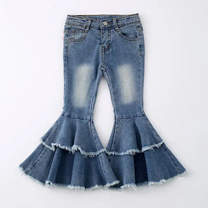 Ruffled Bell Bottoms