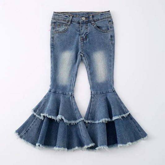 Ruffled Bell Bottoms