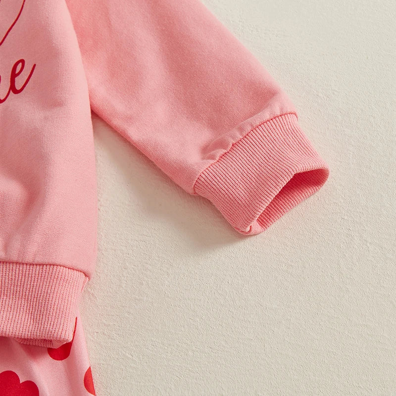 Hello Valentine Sweatshirt & Bell bottoms
