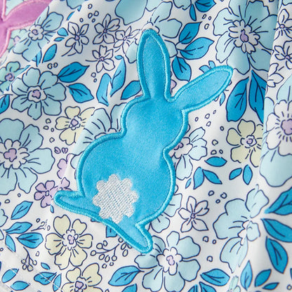 Easter Bunny Embroidery Bloomer Set