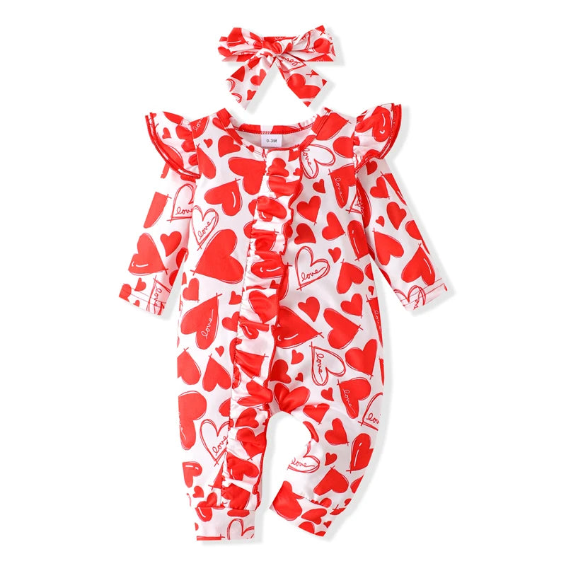 Red Heart Jumpsuit