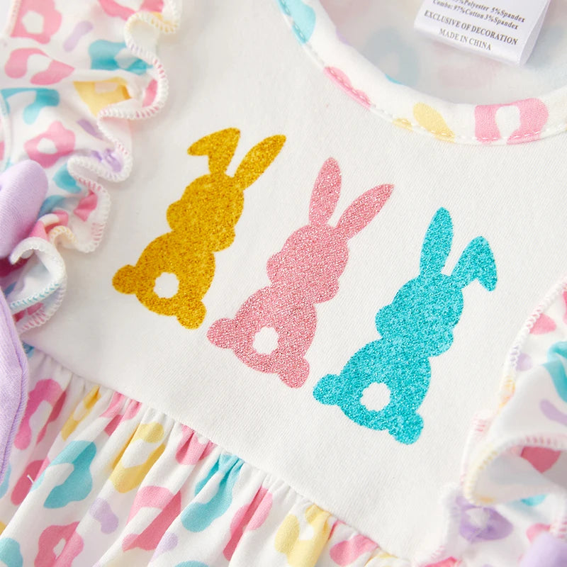 Easter Bunny Print Romper
