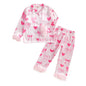 Valentines Day Satin Silk Pajamas toddler