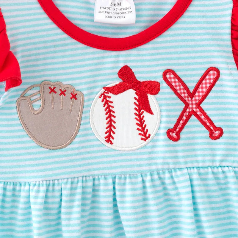 Take Me Out To The Ball Game Romper