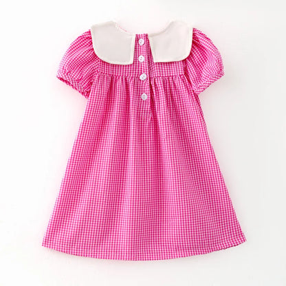 Pink Gingham Bunny Dress