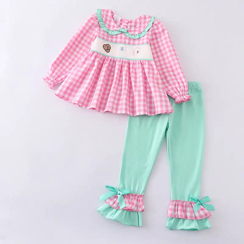 Milk + Cookies Smocked Tunic & Pants Set