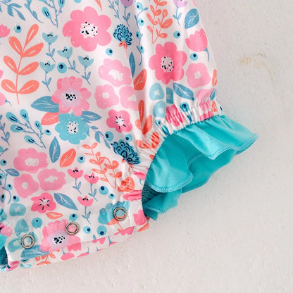 Smocked Train Romper