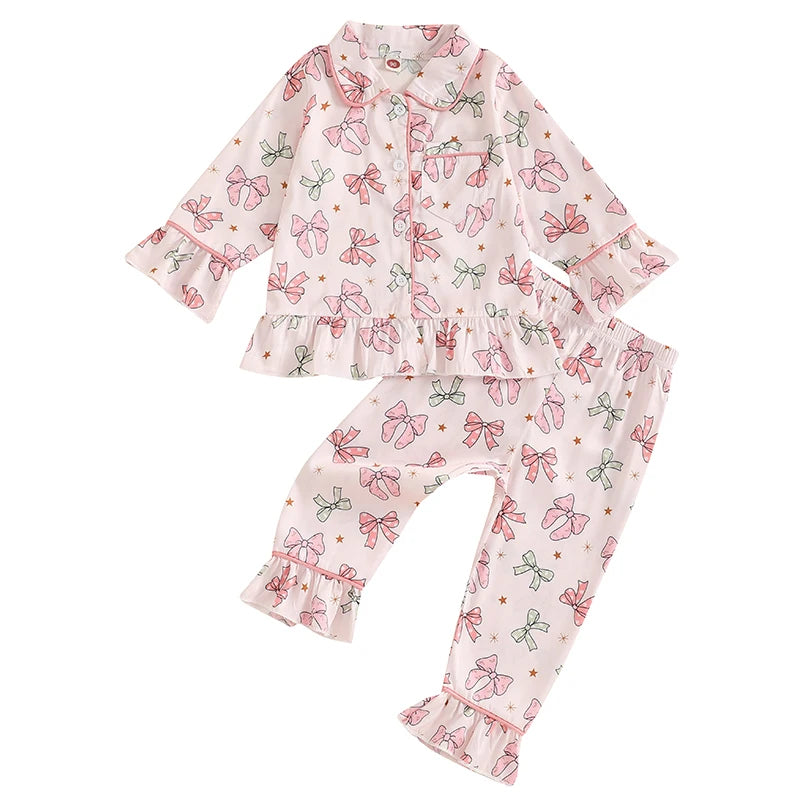 Ruffled Cotton Pajamas Set toddler