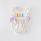 Easter Bunny Print Romper